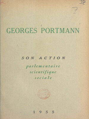 cover image of Georges Portmann